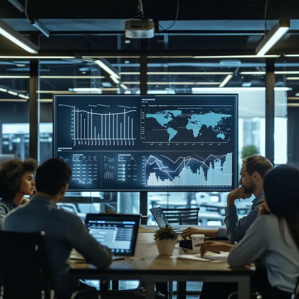 Quick Sales Strategies That Propel Startup Growth 2 Startup team analyzing sales data to identify high-impact tactics